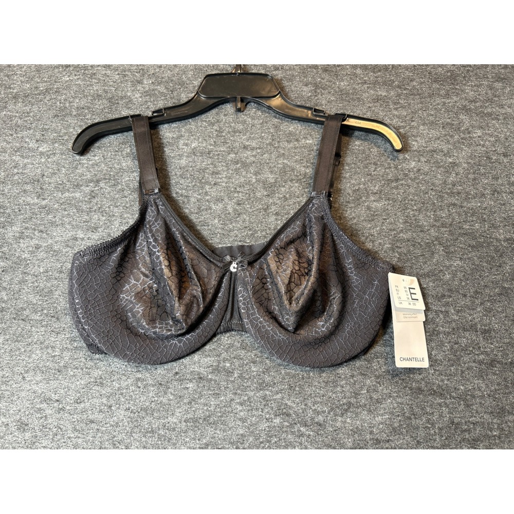 Chantelle C Magnifique Minimizer Bra Womens 36DD Black Floral C18910